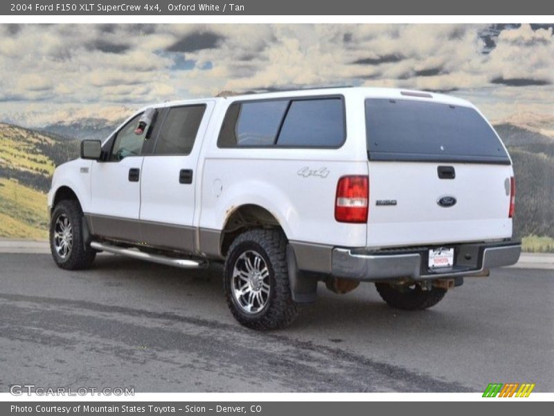 Oxford White / Tan 2004 Ford F150 XLT SuperCrew 4x4