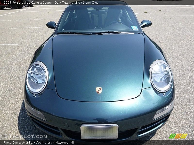 Dark Teal Metallic / Stone Grey 2005 Porsche 911 Carrera Coupe