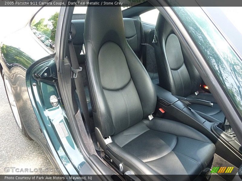 Dark Teal Metallic / Stone Grey 2005 Porsche 911 Carrera Coupe