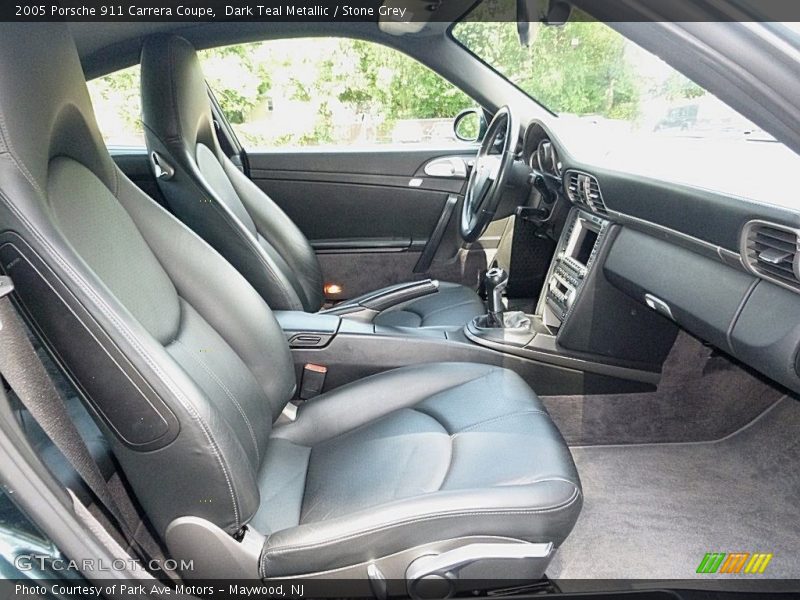 Dark Teal Metallic / Stone Grey 2005 Porsche 911 Carrera Coupe