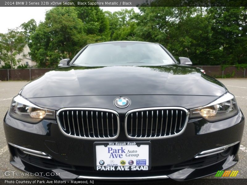 Black Sapphire Metallic / Black 2014 BMW 3 Series 328i xDrive Sedan