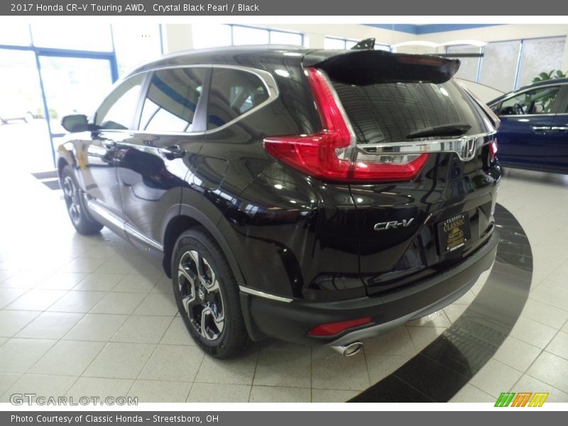 Crystal Black Pearl / Black 2017 Honda CR-V Touring AWD