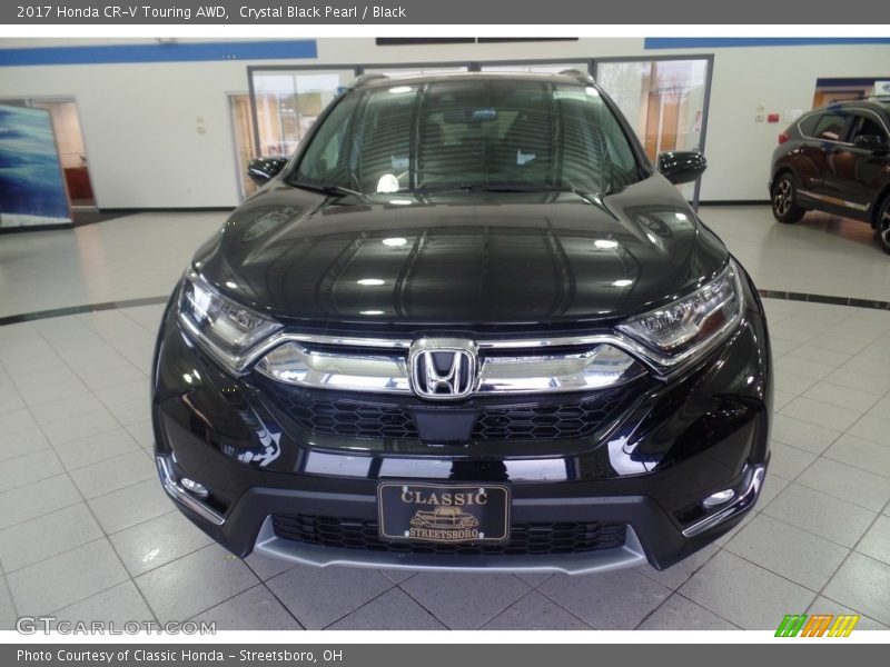 Crystal Black Pearl / Black 2017 Honda CR-V Touring AWD
