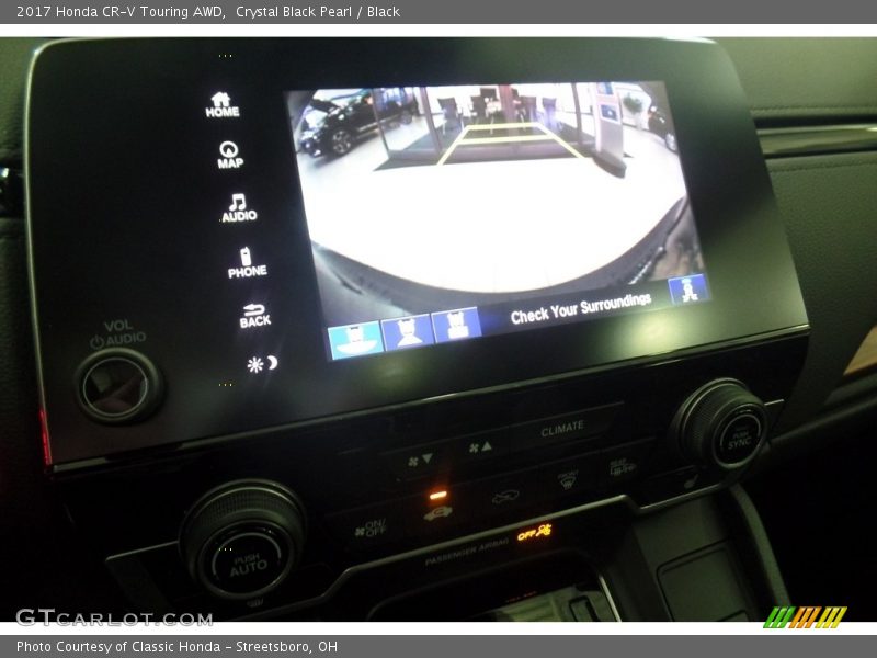 Crystal Black Pearl / Black 2017 Honda CR-V Touring AWD