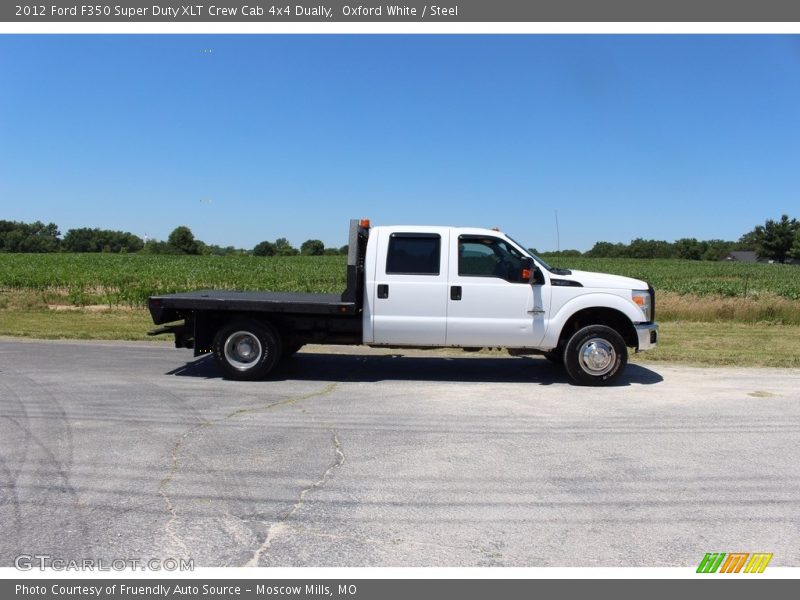 Oxford White / Steel 2012 Ford F350 Super Duty XLT Crew Cab 4x4 Dually
