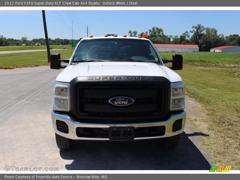 Oxford White / Steel 2012 Ford F350 Super Duty XLT Crew Cab 4x4 Dually