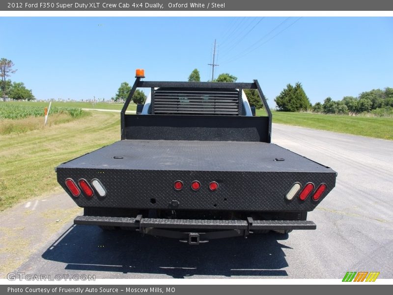 Oxford White / Steel 2012 Ford F350 Super Duty XLT Crew Cab 4x4 Dually