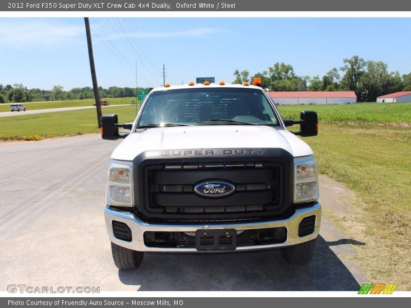 Oxford White / Steel 2012 Ford F350 Super Duty XLT Crew Cab 4x4 Dually