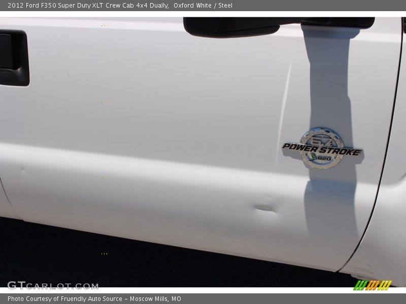 Oxford White / Steel 2012 Ford F350 Super Duty XLT Crew Cab 4x4 Dually