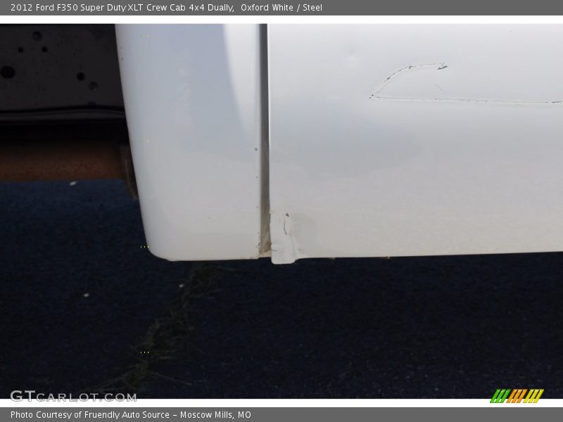 Oxford White / Steel 2012 Ford F350 Super Duty XLT Crew Cab 4x4 Dually