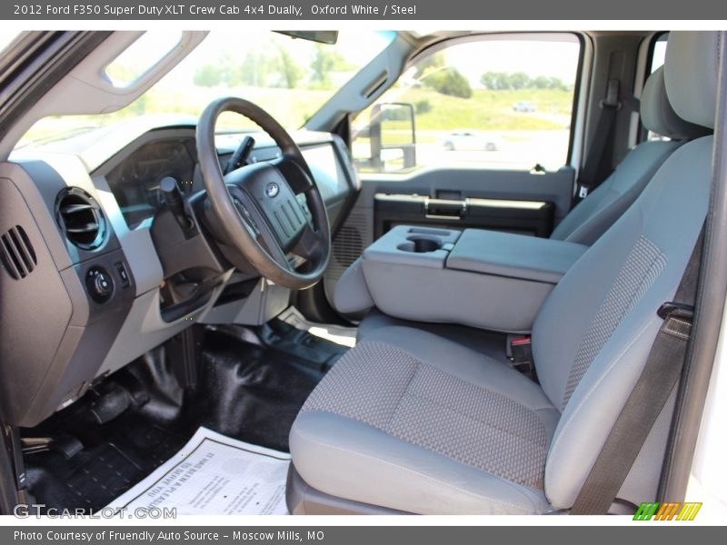 Oxford White / Steel 2012 Ford F350 Super Duty XLT Crew Cab 4x4 Dually
