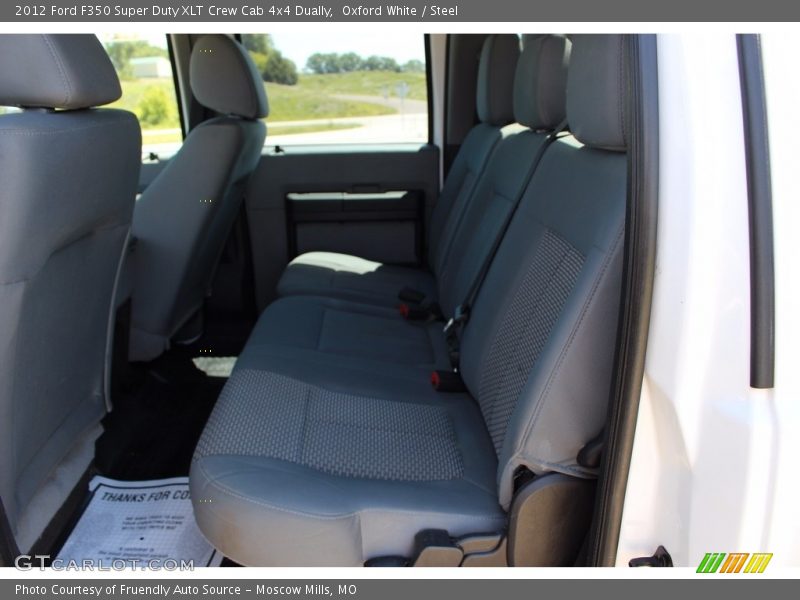 Oxford White / Steel 2012 Ford F350 Super Duty XLT Crew Cab 4x4 Dually