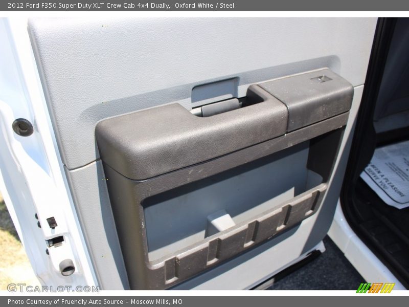 Oxford White / Steel 2012 Ford F350 Super Duty XLT Crew Cab 4x4 Dually