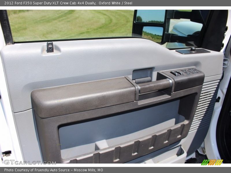 Oxford White / Steel 2012 Ford F350 Super Duty XLT Crew Cab 4x4 Dually
