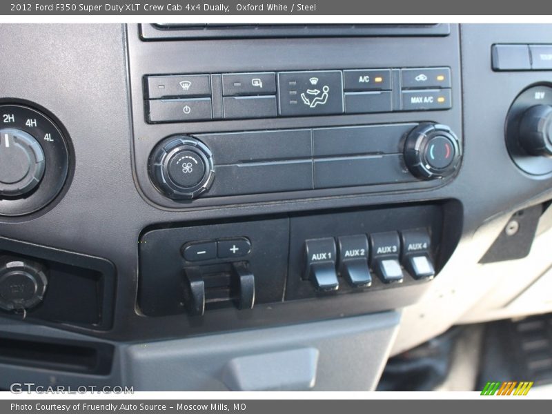 Oxford White / Steel 2012 Ford F350 Super Duty XLT Crew Cab 4x4 Dually