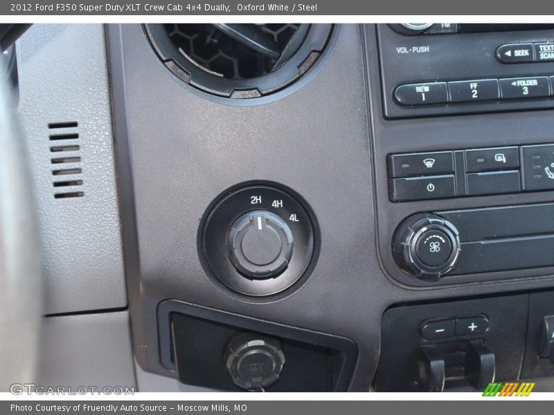 Oxford White / Steel 2012 Ford F350 Super Duty XLT Crew Cab 4x4 Dually