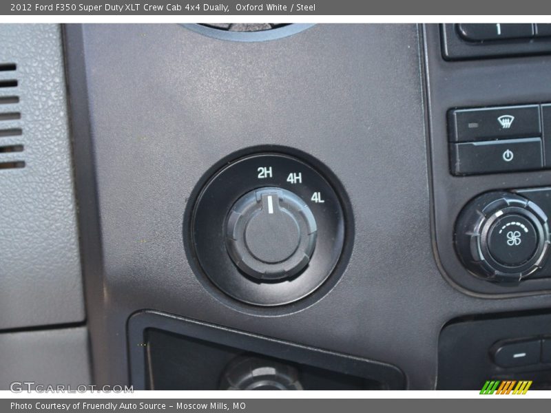 Oxford White / Steel 2012 Ford F350 Super Duty XLT Crew Cab 4x4 Dually