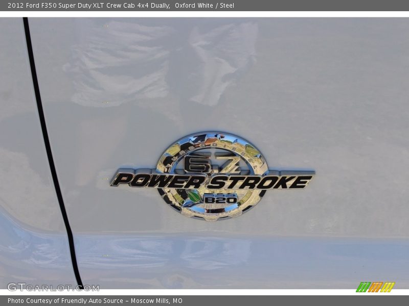 Oxford White / Steel 2012 Ford F350 Super Duty XLT Crew Cab 4x4 Dually