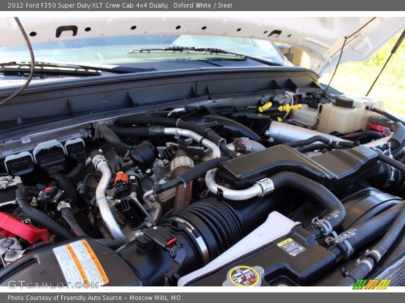 Oxford White / Steel 2012 Ford F350 Super Duty XLT Crew Cab 4x4 Dually