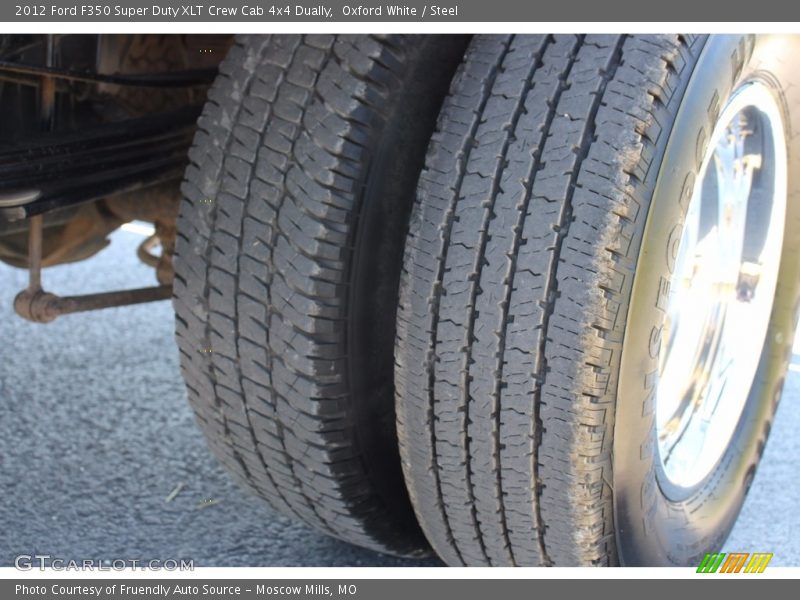 Oxford White / Steel 2012 Ford F350 Super Duty XLT Crew Cab 4x4 Dually