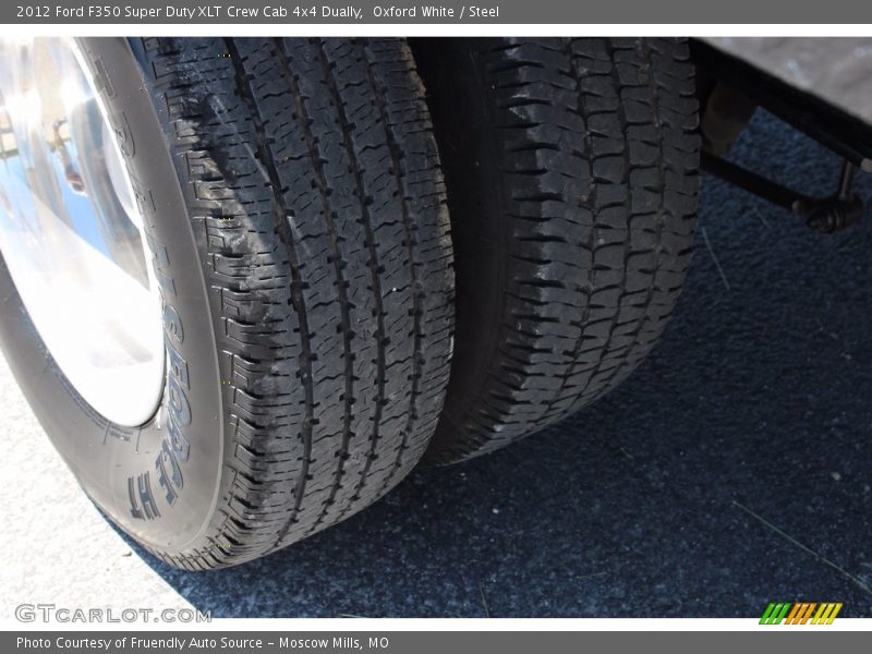 Oxford White / Steel 2012 Ford F350 Super Duty XLT Crew Cab 4x4 Dually