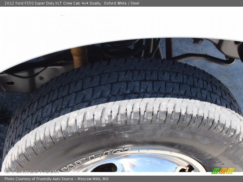 Oxford White / Steel 2012 Ford F350 Super Duty XLT Crew Cab 4x4 Dually