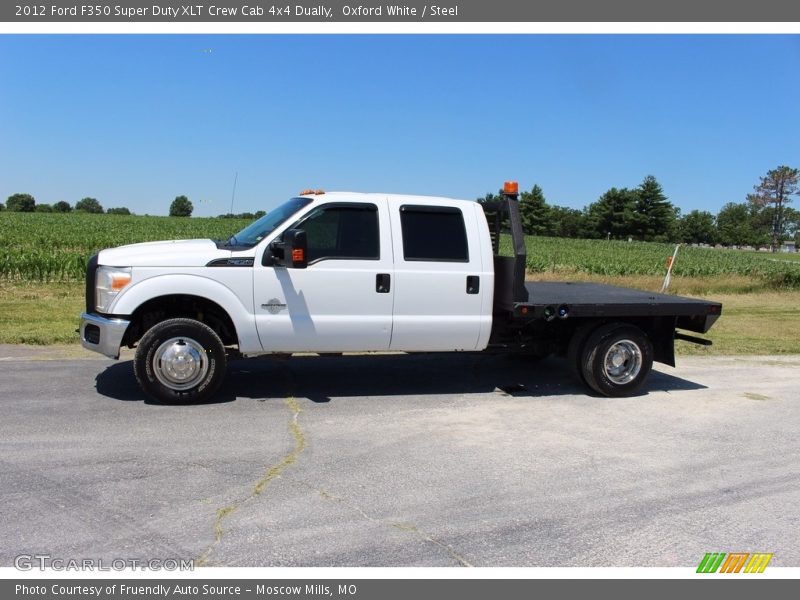 Oxford White / Steel 2012 Ford F350 Super Duty XLT Crew Cab 4x4 Dually