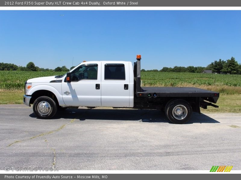 Oxford White / Steel 2012 Ford F350 Super Duty XLT Crew Cab 4x4 Dually