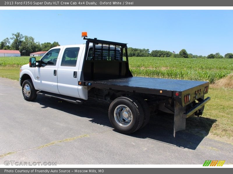 Oxford White / Steel 2013 Ford F350 Super Duty XLT Crew Cab 4x4 Dually