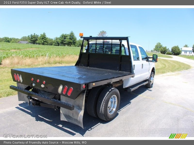 Oxford White / Steel 2013 Ford F350 Super Duty XLT Crew Cab 4x4 Dually