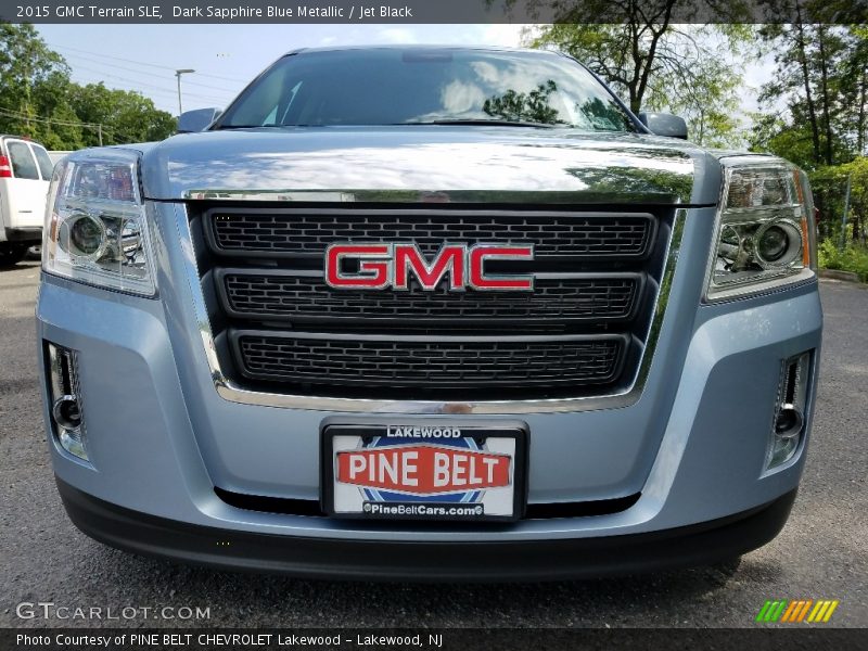 Dark Sapphire Blue Metallic / Jet Black 2015 GMC Terrain SLE
