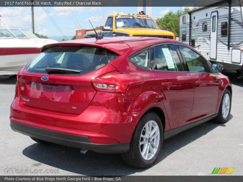 Ruby Red / Charcoal Black 2017 Ford Focus SE Hatch