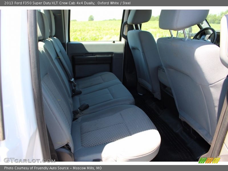 Oxford White / Steel 2013 Ford F350 Super Duty XLT Crew Cab 4x4 Dually