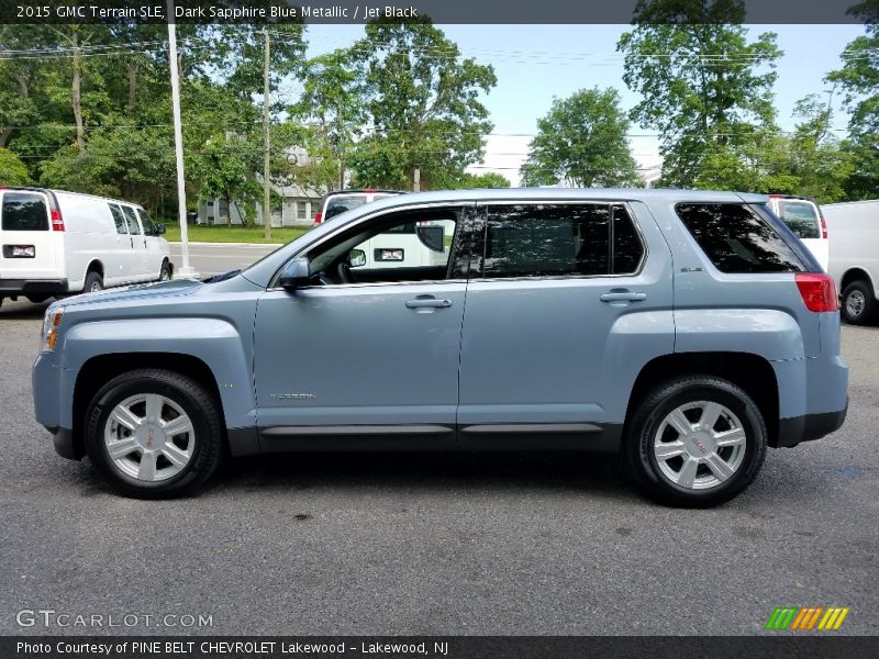 Dark Sapphire Blue Metallic / Jet Black 2015 GMC Terrain SLE