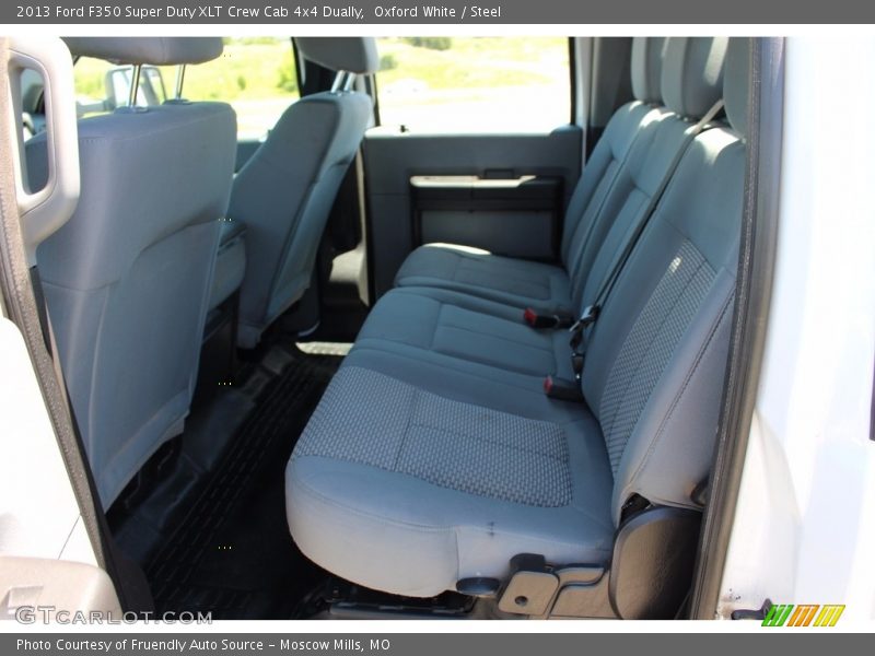 Oxford White / Steel 2013 Ford F350 Super Duty XLT Crew Cab 4x4 Dually