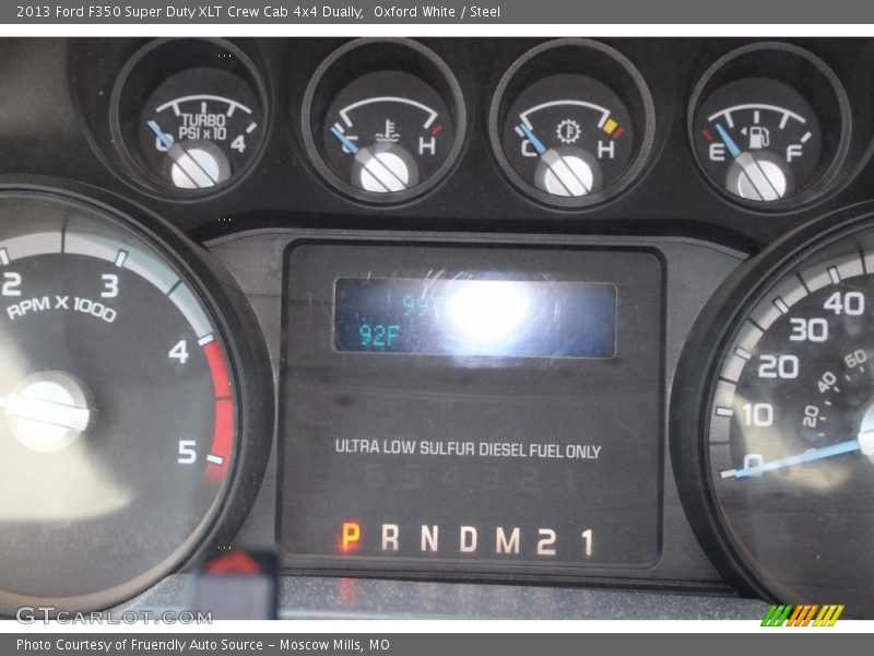 Oxford White / Steel 2013 Ford F350 Super Duty XLT Crew Cab 4x4 Dually