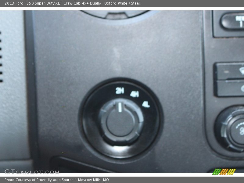 Oxford White / Steel 2013 Ford F350 Super Duty XLT Crew Cab 4x4 Dually