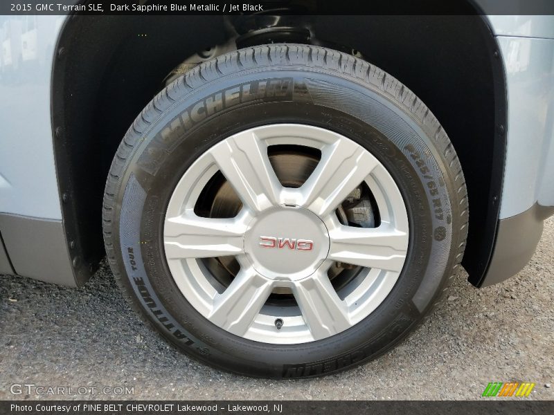 Dark Sapphire Blue Metallic / Jet Black 2015 GMC Terrain SLE