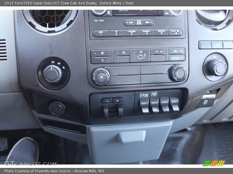 Oxford White / Steel 2013 Ford F350 Super Duty XLT Crew Cab 4x4 Dually