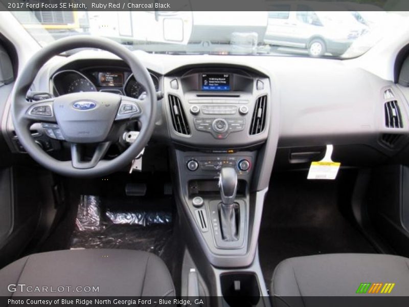 Ruby Red / Charcoal Black 2017 Ford Focus SE Hatch