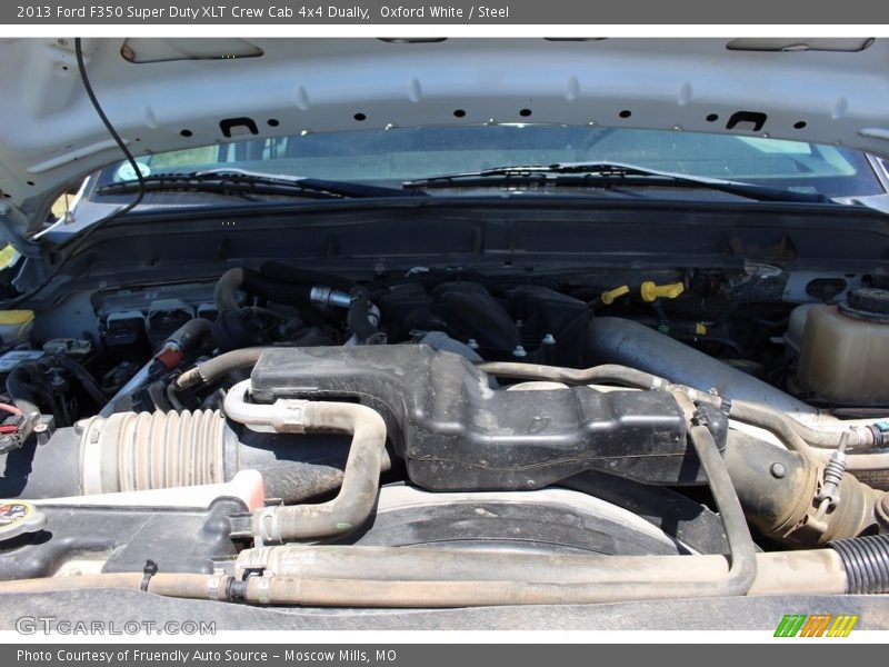 Oxford White / Steel 2013 Ford F350 Super Duty XLT Crew Cab 4x4 Dually