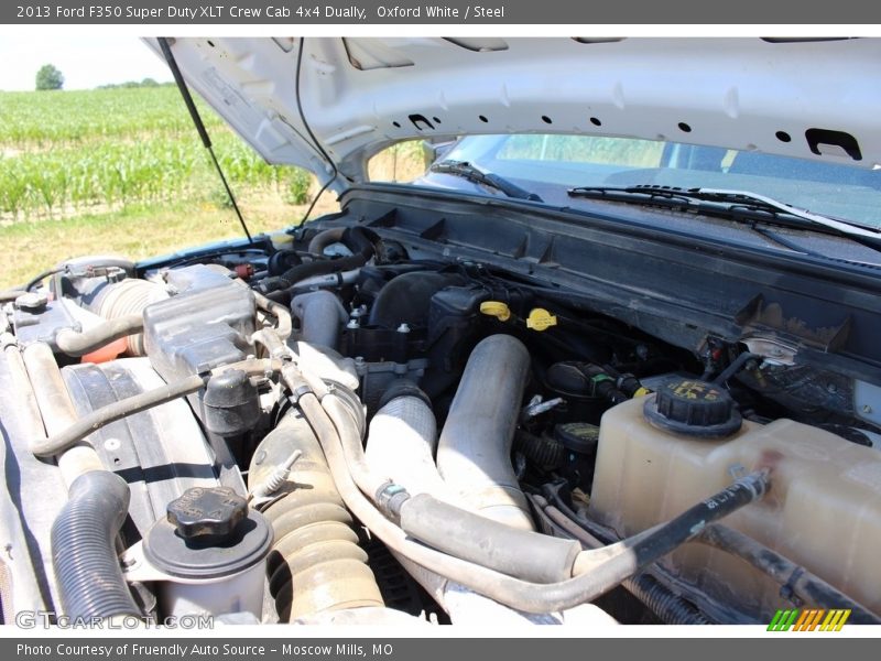 Oxford White / Steel 2013 Ford F350 Super Duty XLT Crew Cab 4x4 Dually