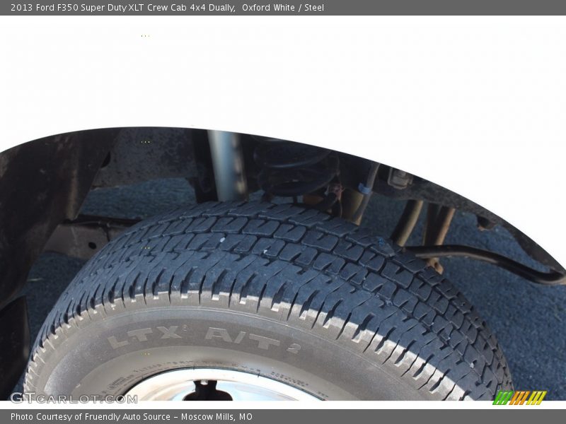 Oxford White / Steel 2013 Ford F350 Super Duty XLT Crew Cab 4x4 Dually
