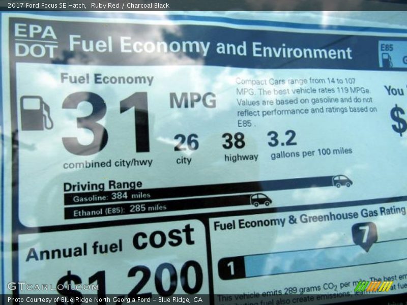 Ruby Red / Charcoal Black 2017 Ford Focus SE Hatch