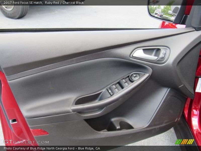 Ruby Red / Charcoal Black 2017 Ford Focus SE Hatch