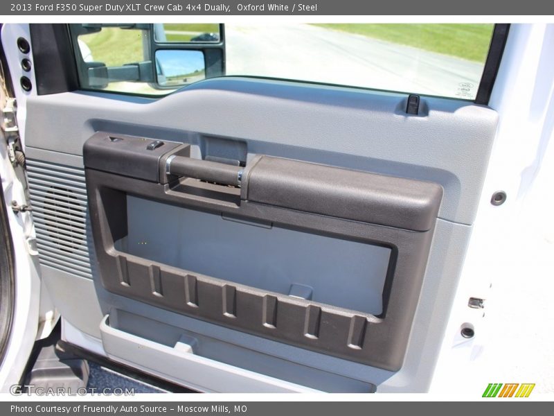 Oxford White / Steel 2013 Ford F350 Super Duty XLT Crew Cab 4x4 Dually