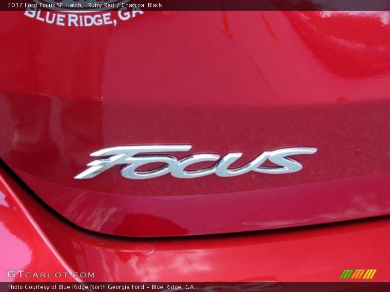 Ruby Red / Charcoal Black 2017 Ford Focus SE Hatch