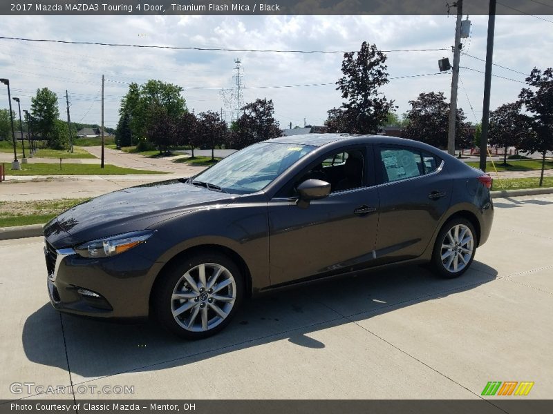 Titanium Flash Mica / Black 2017 Mazda MAZDA3 Touring 4 Door