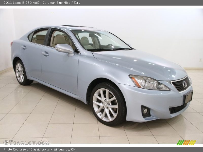 Cerulean Blue Mica / Ecru 2011 Lexus IS 250 AWD