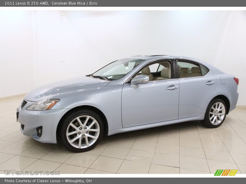 Cerulean Blue Mica / Ecru 2011 Lexus IS 250 AWD